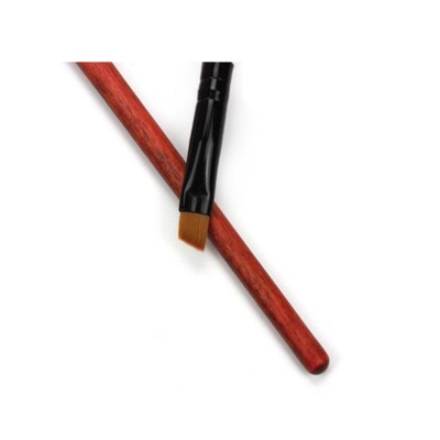 Custom logo professional private label high quality makeup angled eyebrow bamboo brow brush