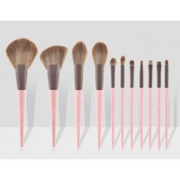 11 pcs Makeup Brushes Set Foundation Powder Blush Eyeshadow Concealer Lip Eye Make Up Brush Cosmetics Beauty Tools