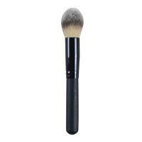 Blending tapered customized logo wood facial brush profesional set brochas para maquillaje