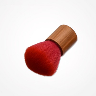 Dispenser cosmetic loose kabuki short handle custom logo Big large bamboo powder brush