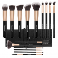 Eye Private Label Logo Vegan Goat Hair Professional Mini Make Up Brush Set Para Juego Kit Set Profesional Brochas De Maquillaje