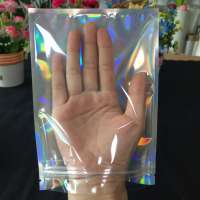 Mylar Holographic Ziplock packaging Bag custom Printed